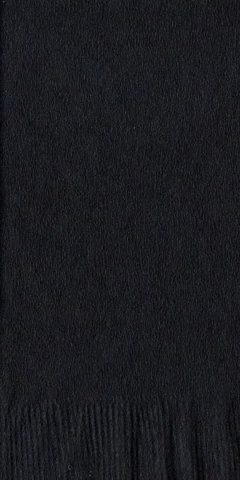 Party Favors Plus Black Beverage Cocktail Napkins 200 Count