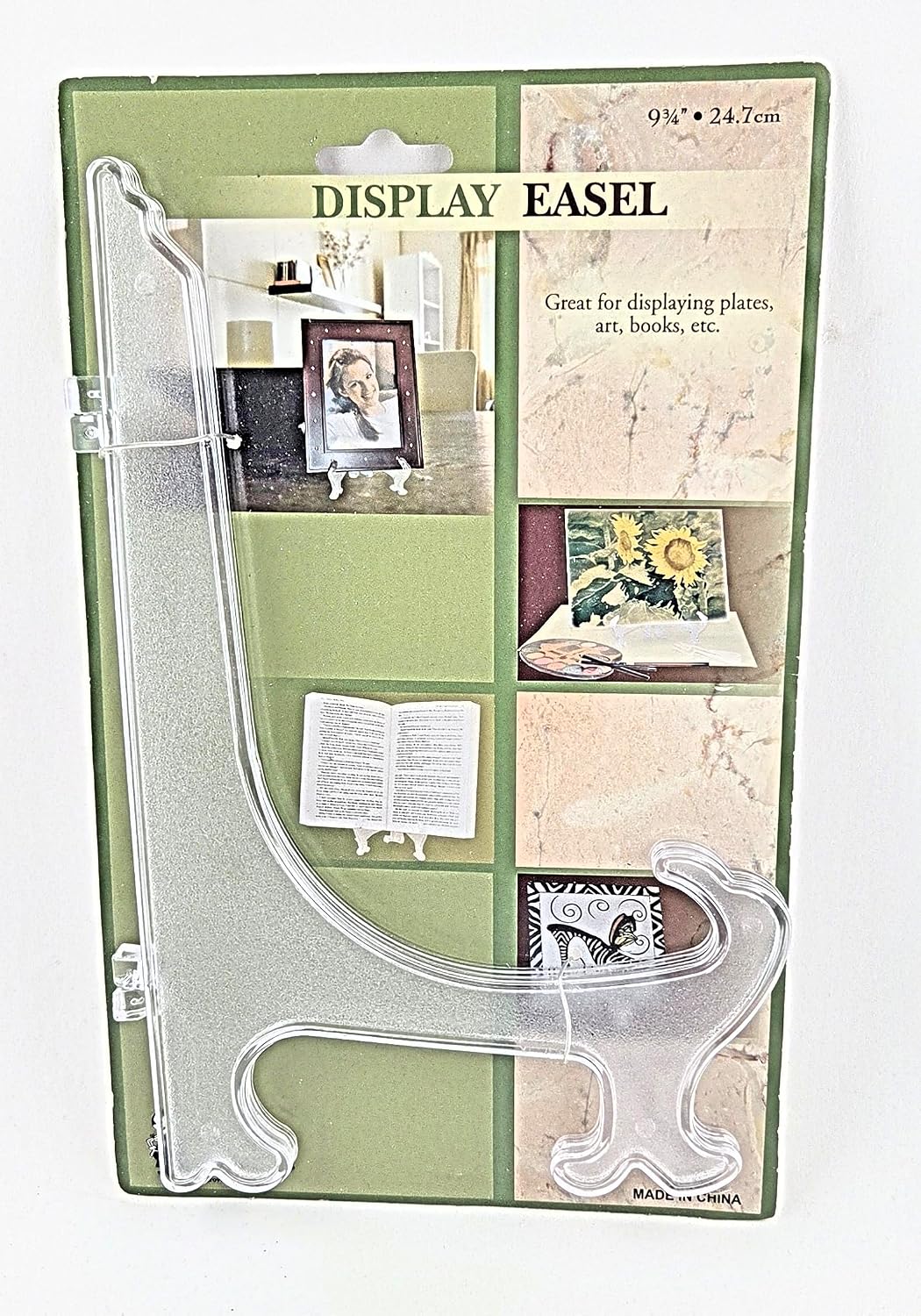 Party Favors Plus Clear Plastic Display Easel 9.75 Inch 3 Count