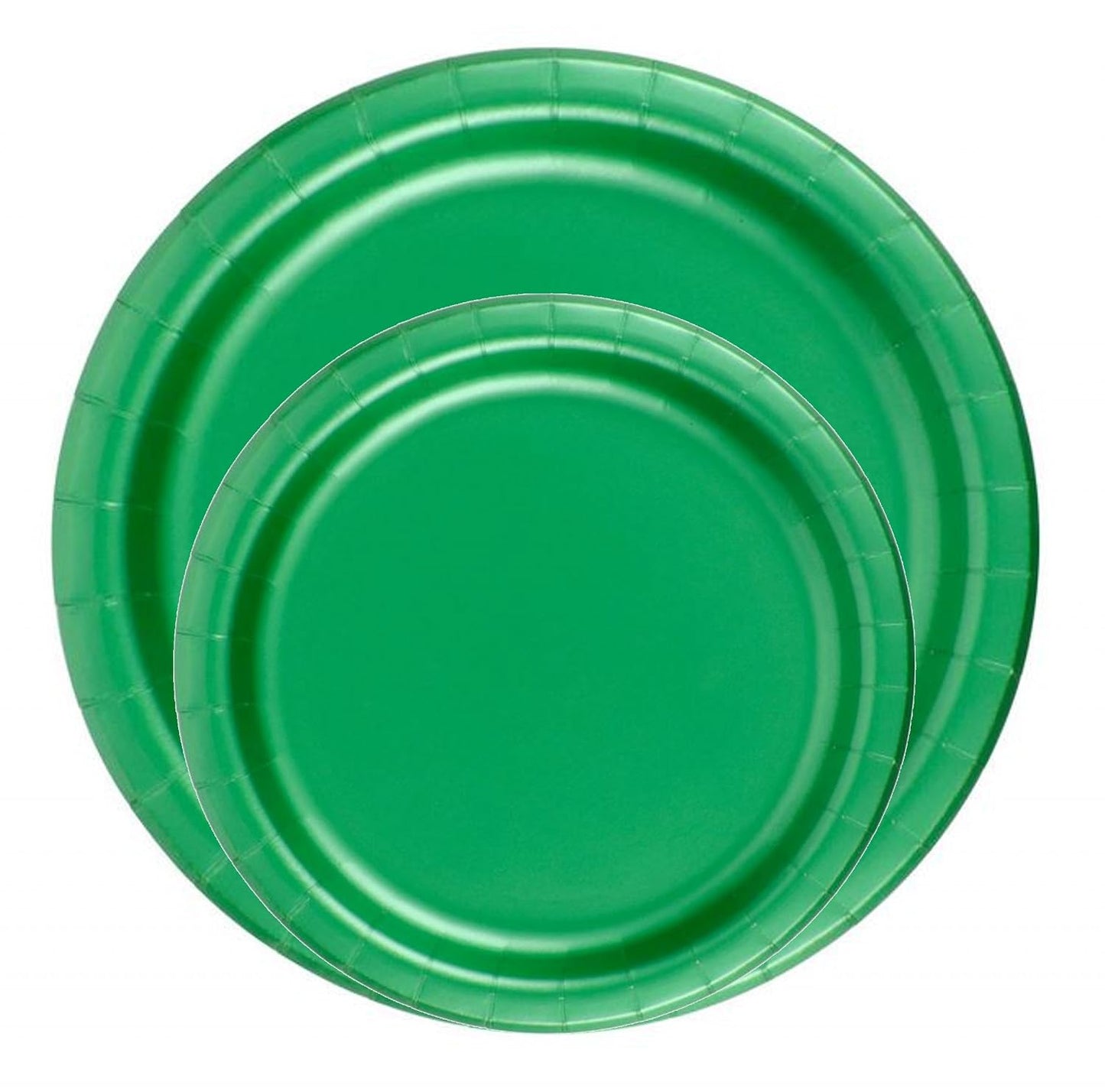 Party Favors Plus Green Paper Plates 72 Count