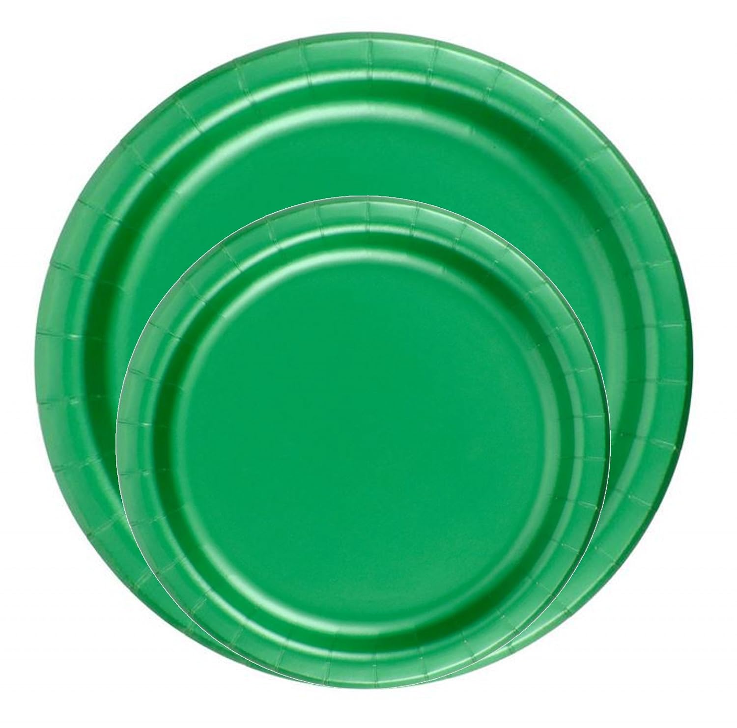 Party Favors Plus Green Paper Plates 72 Count