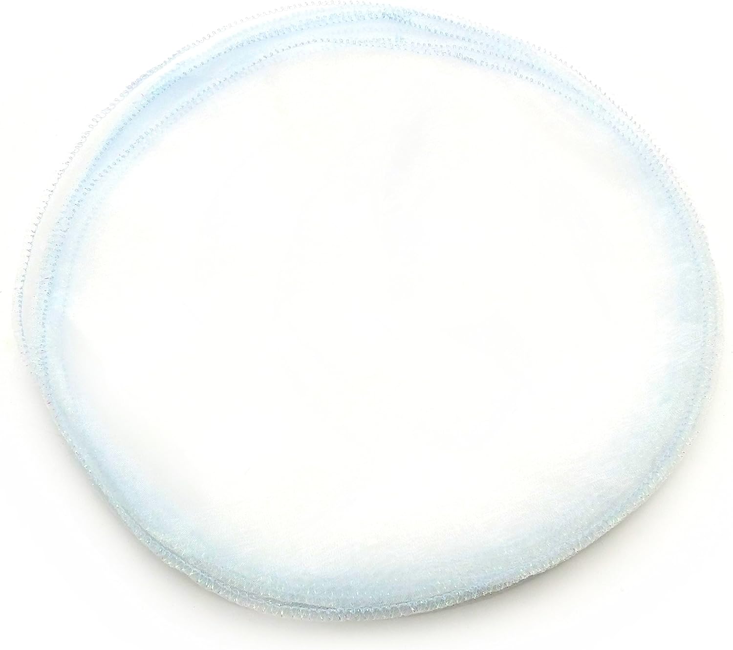Party Favors Plus Blue Edge Sheer Organza Circles 9" Favor Wedding Shower Wrap