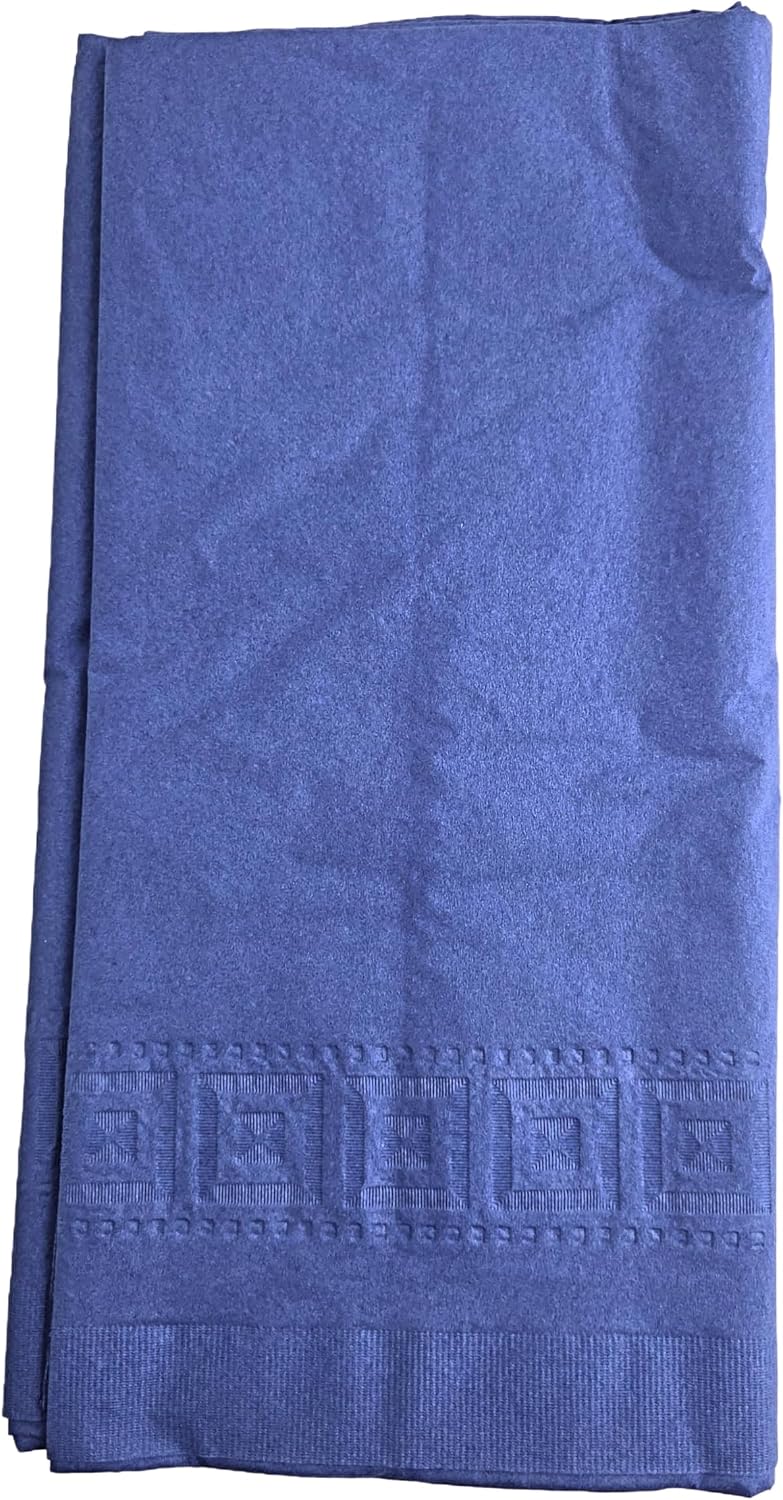Party Favors Plus Royal Blue Paper Tablecloth Rectangular 54x108 Inch 2 Pack