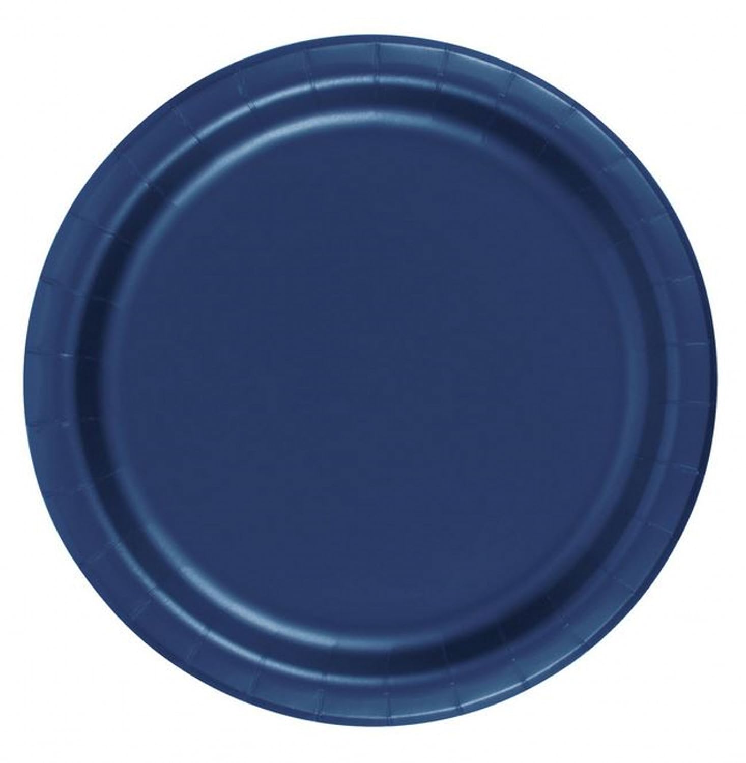 Party Favors Plus Navy Blue Paper Dessert Plates 24 Count