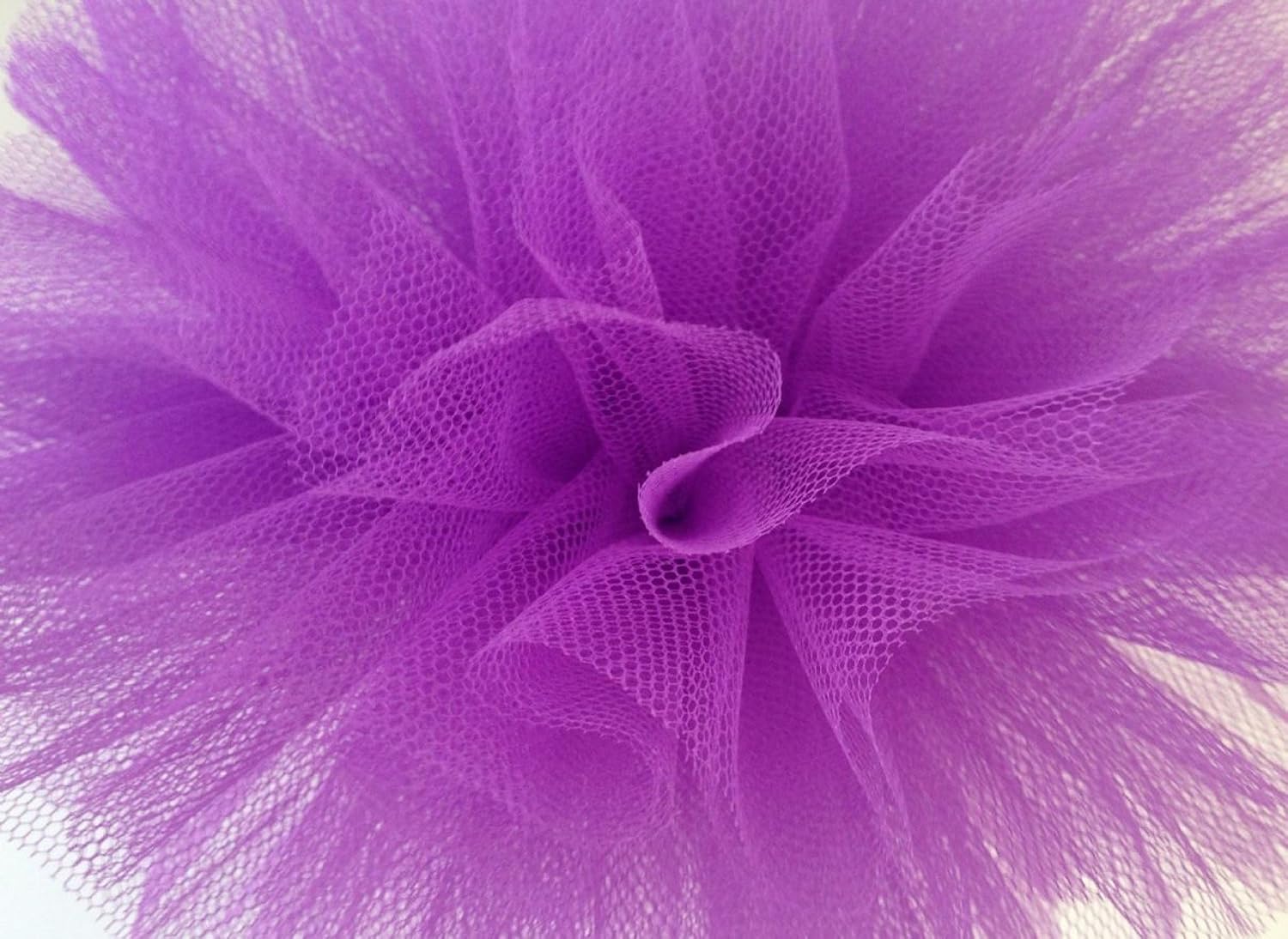 Party Favors Plus Purple Tulle Fabric Bolt 54in x 40 Yards