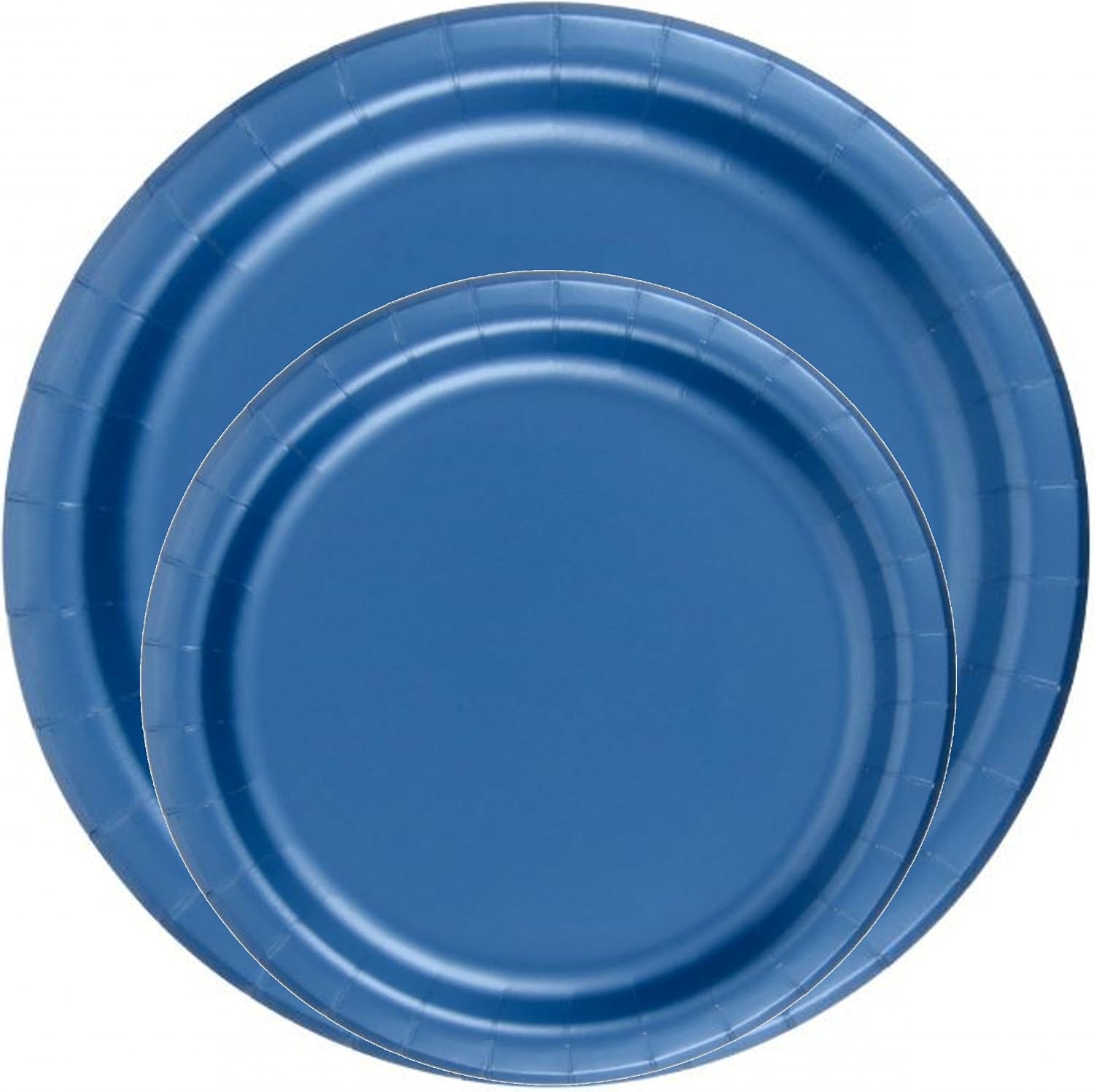 Party Favors Plus Dessert Cake Paper Plates Royal Blue 240 Count