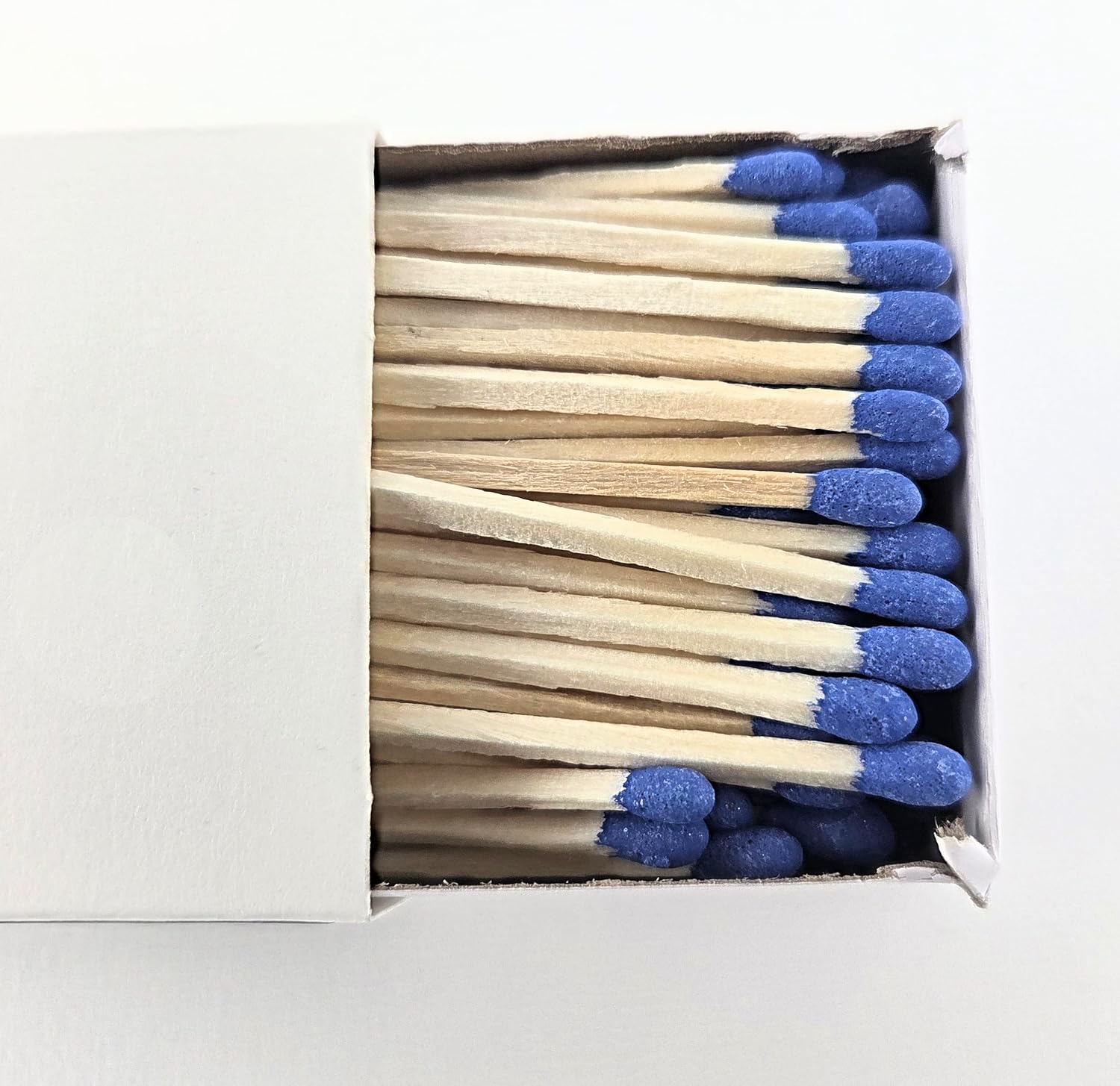 Party Favors Plus Wooden Matches White Box Black Tips 125 Count 4 Pack