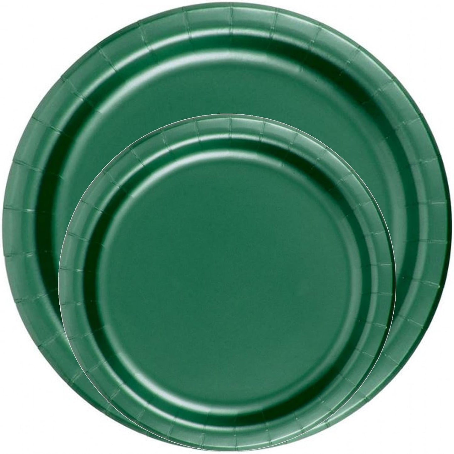 Party Favors Plus Hunter Green Paper Plates 72 Count