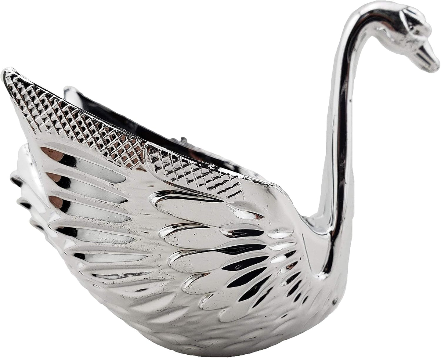 Party Favors Plus Silver Swan Candy Holder Wedding Favor 12 Count