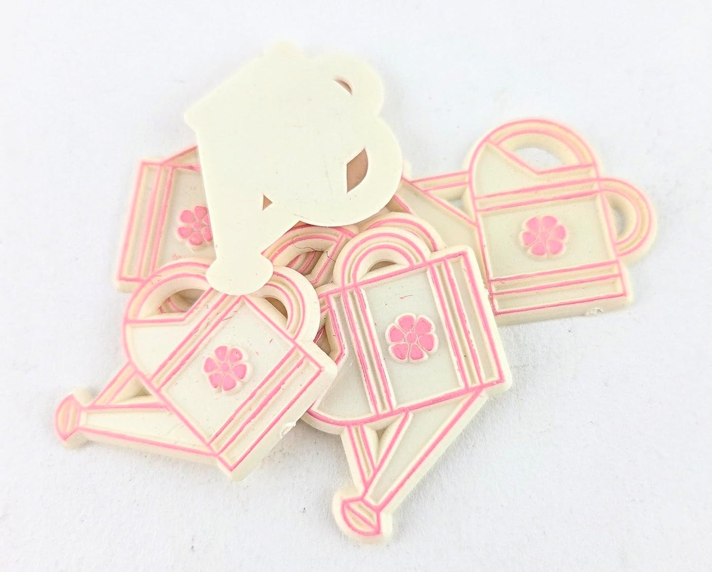 Party Favors Plus Silver Mini Watering Can Charms 24 Count