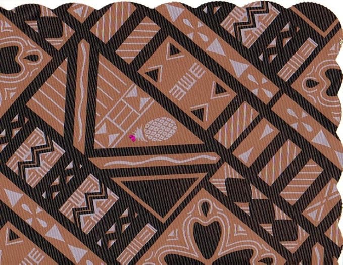 Party Favors Plus Black Brown Plastic Scalloped Placemats 48 Count