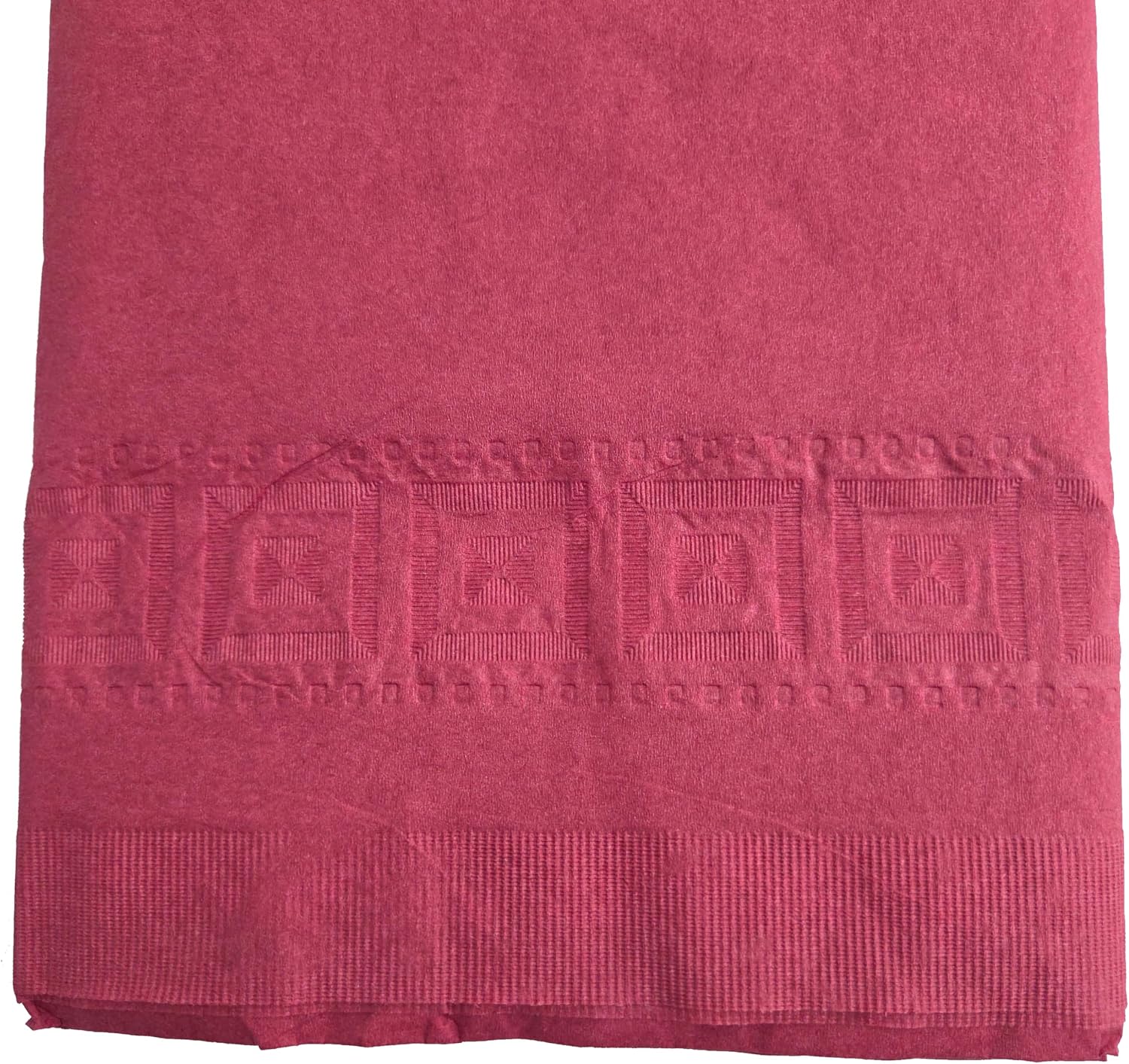 Party Favors Plus Disposable Tablecloth Burgundy 54x108 Inch 2 Pack