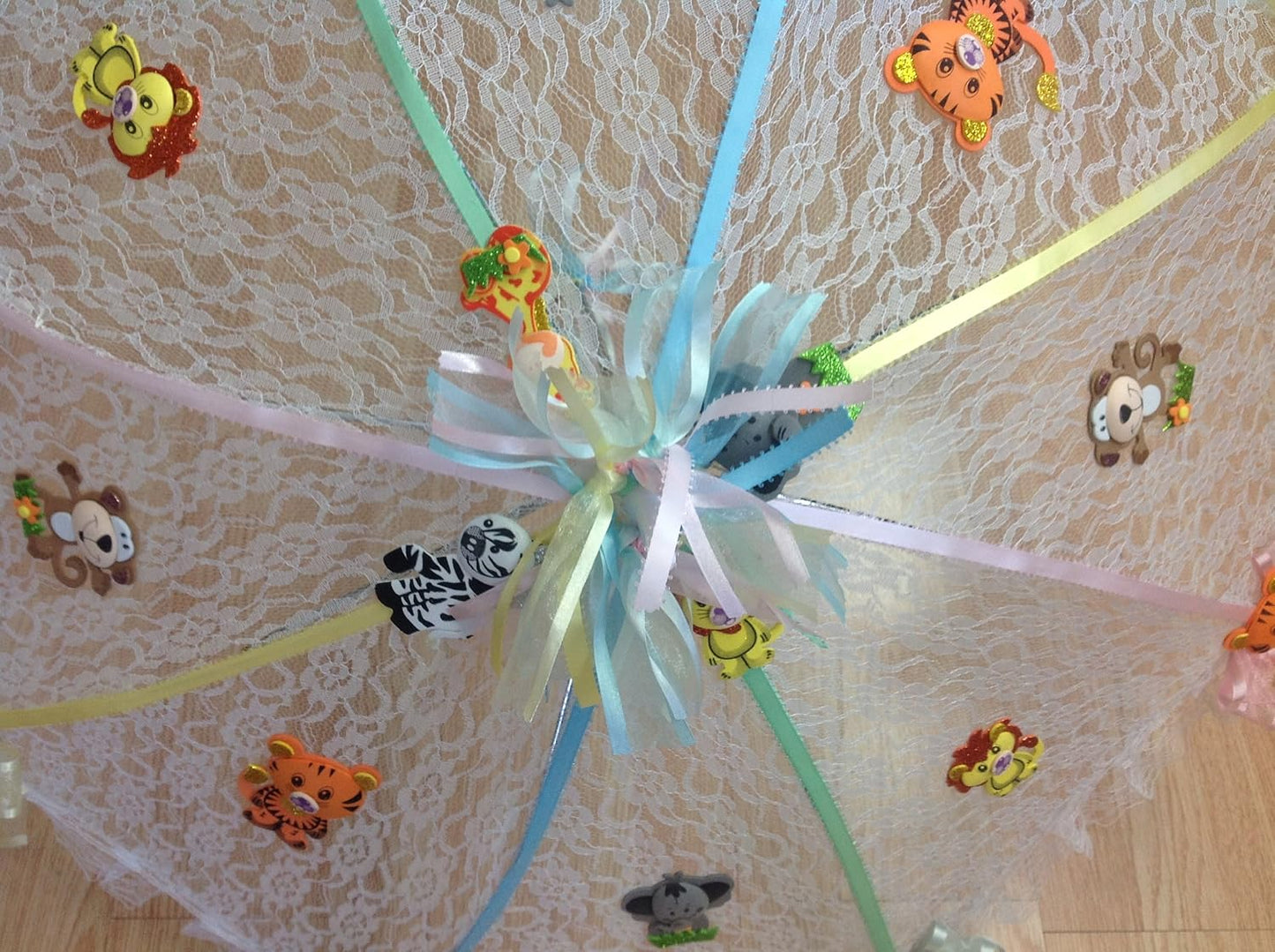 Party Favors Plus White Lace Umbrella Parasol 36 Inches