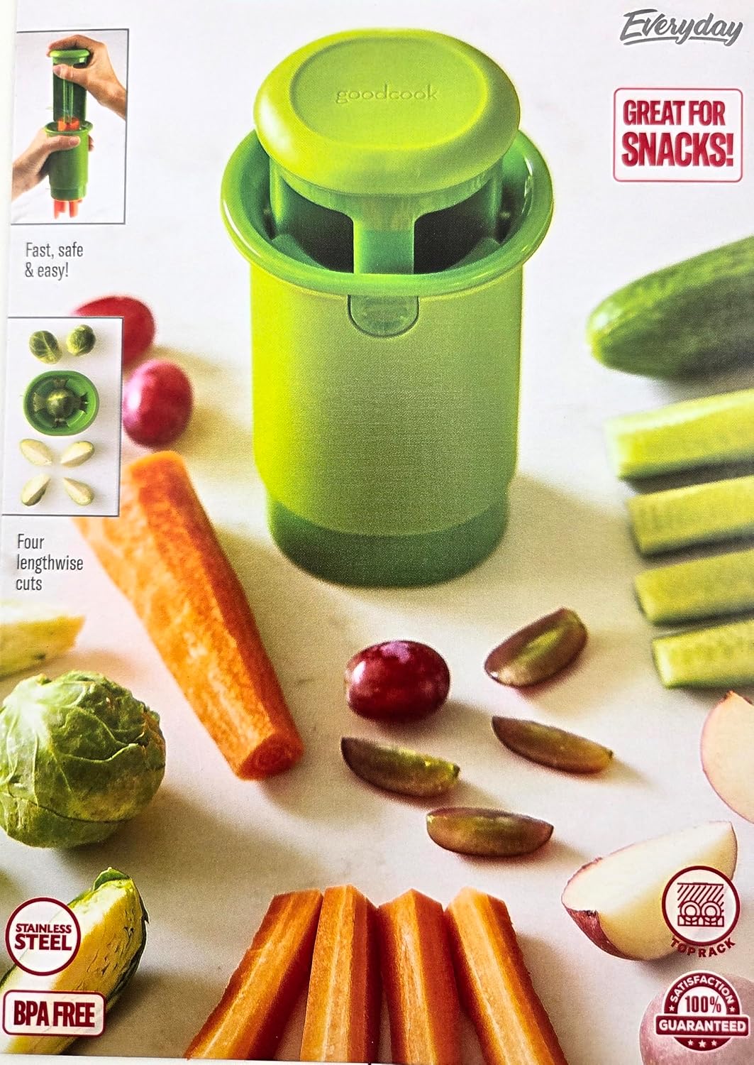 Party Favors Plus Fruit and Veggie Divider Green Plastic