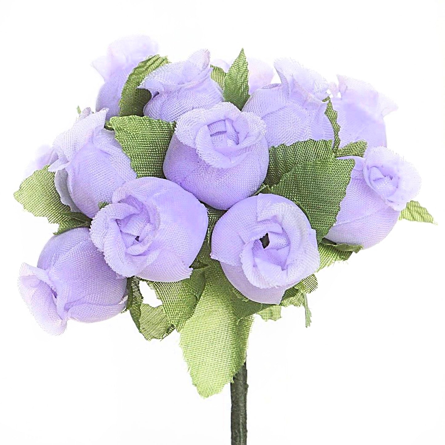 144 Miniature Poly Rose Silk Favor Flower Pick Wedding Shower - Lavender