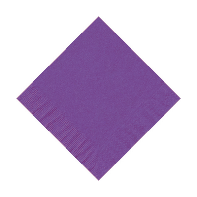 Party Favors Plus Purple Beverage Cocktail Napkins 200 Count
