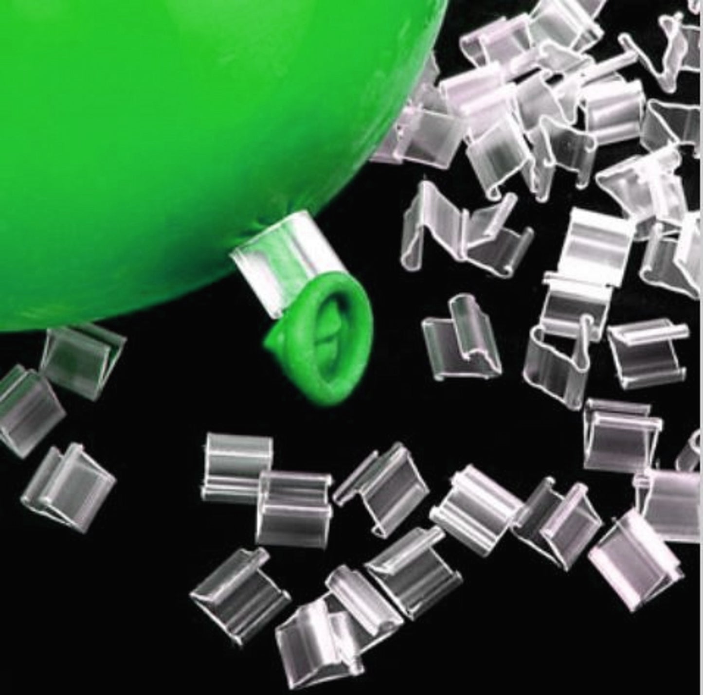 100 Qualex Quickie Clips Small Clips for Balloon Sealing