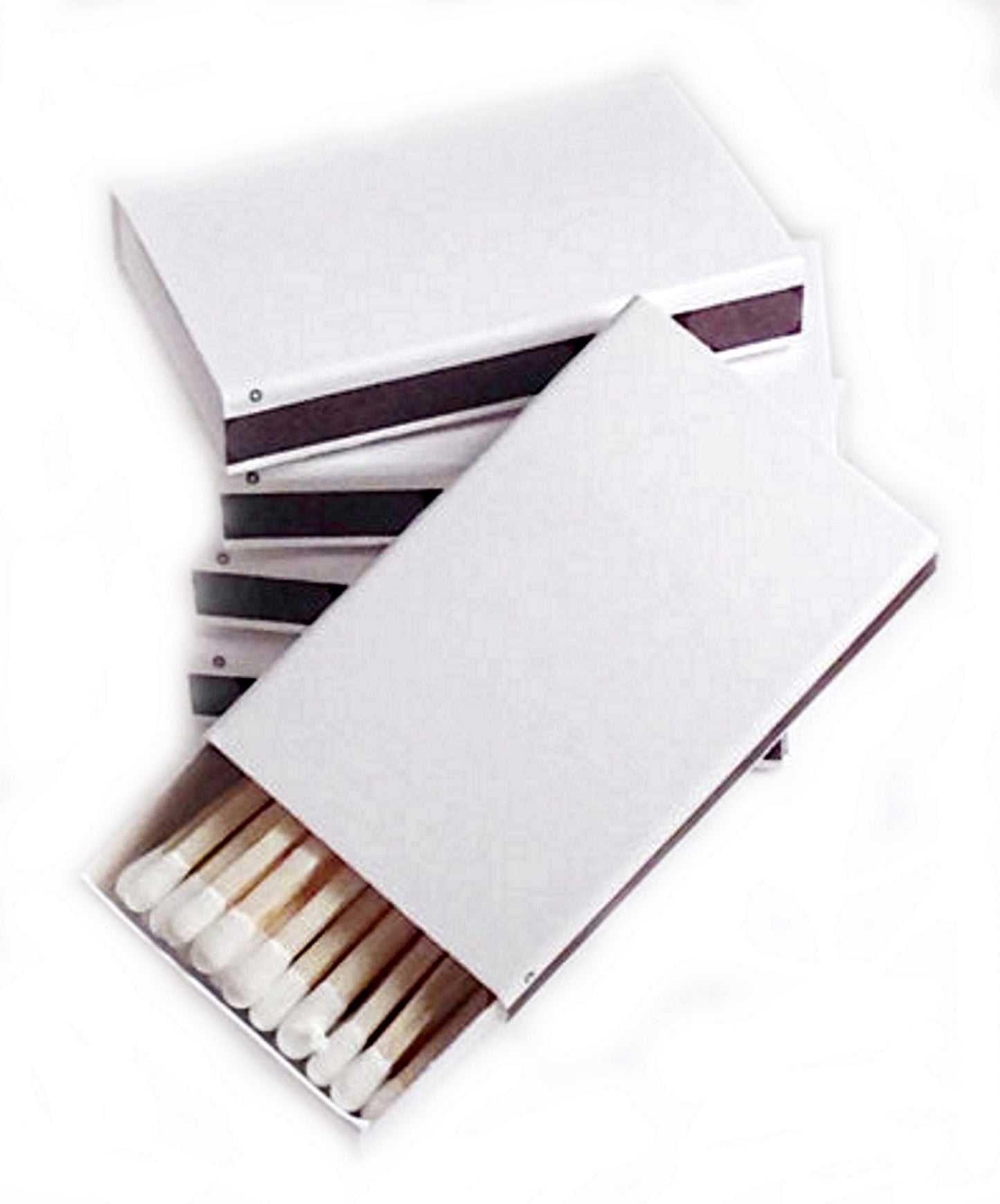 Party Favors Plus 2500 Plain White Cover Wooden Matches Box Matches (50 boxes of 50)