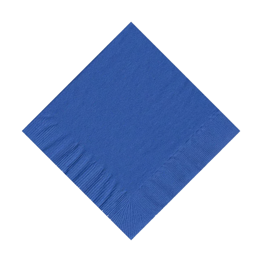 Party Favors Plus Paper Cocktail Napkins Royal Blue 50 Count